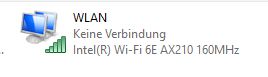 WLAN-Adapter in den Netzwerk-Einstellungen